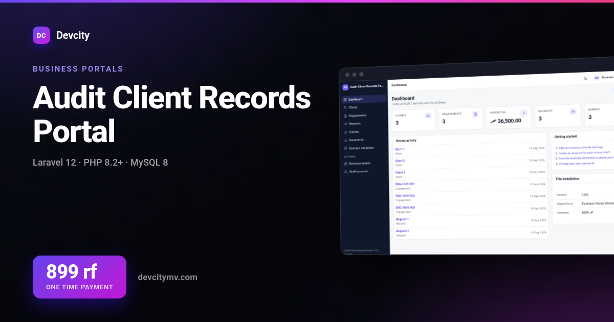 Audit Client Records Portal