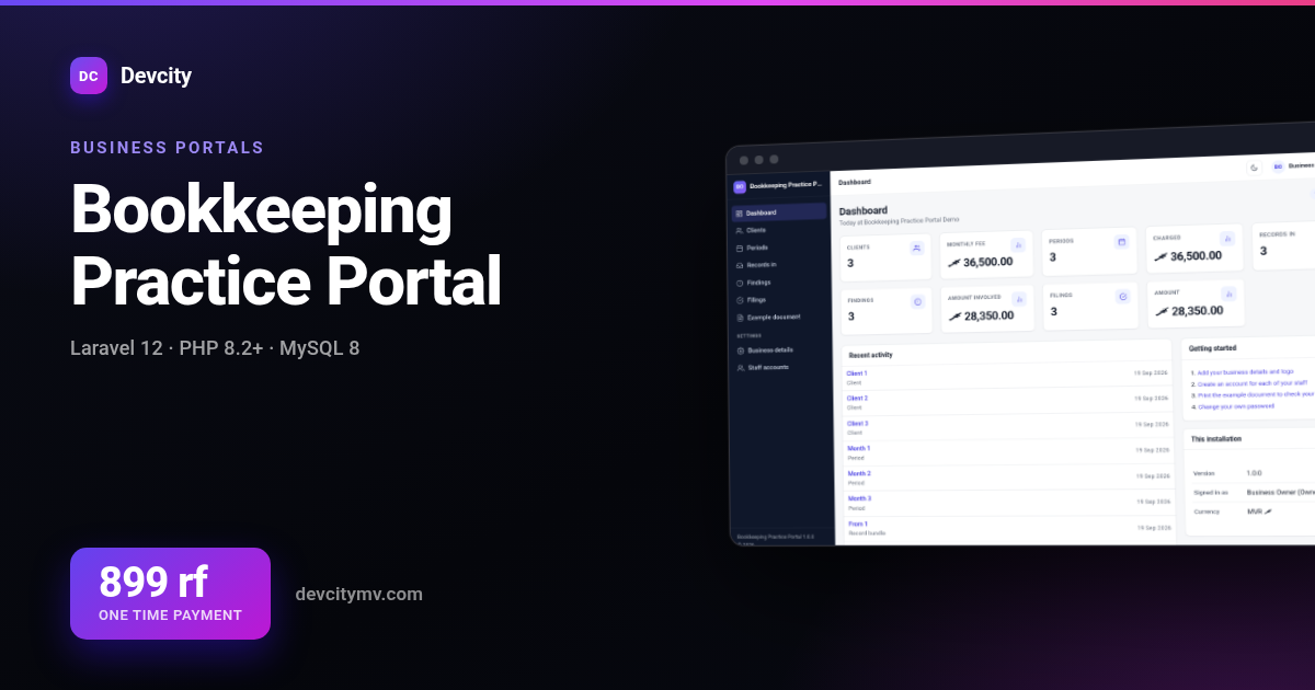 Bookkeeping Practice Portal