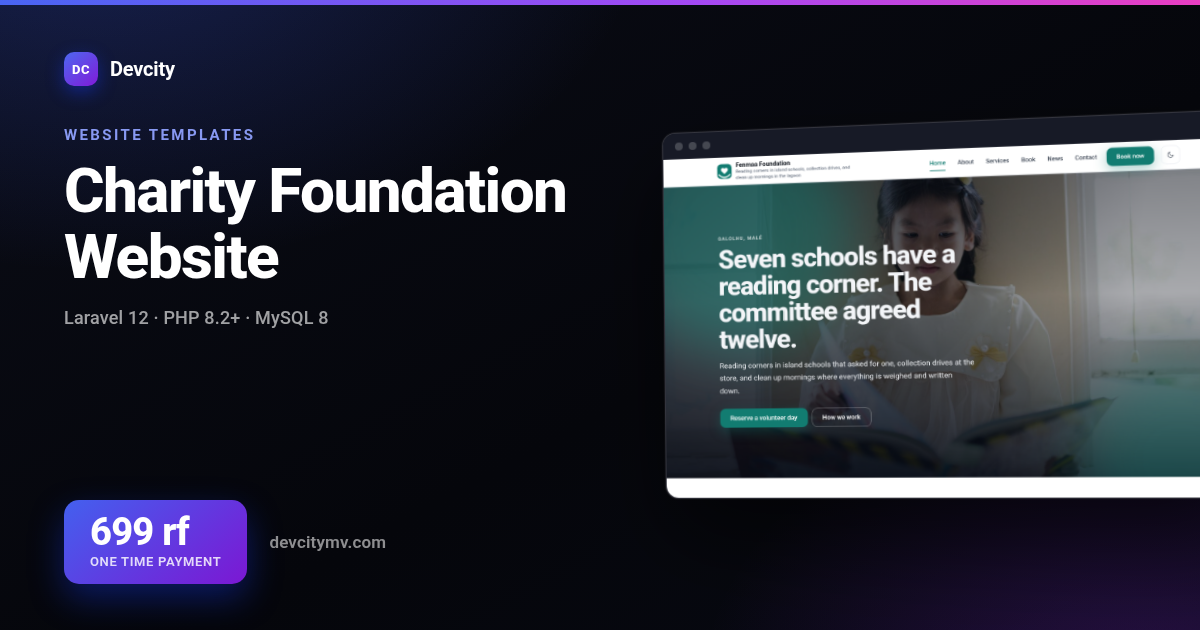 Charity Foundation Website