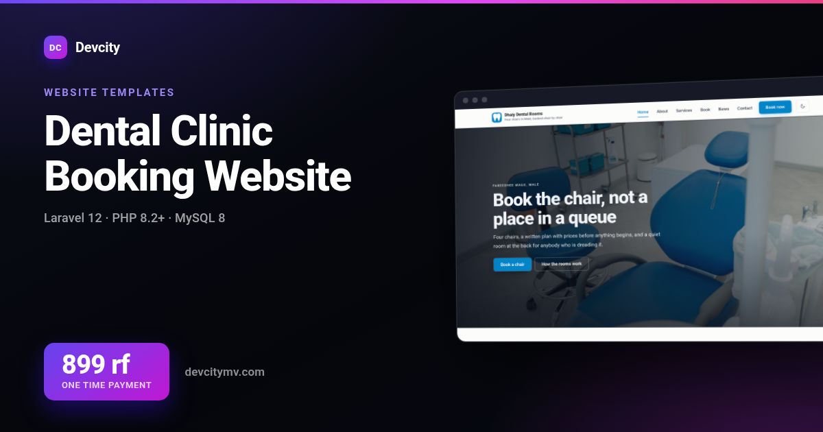 Dental Clinic Booking Website