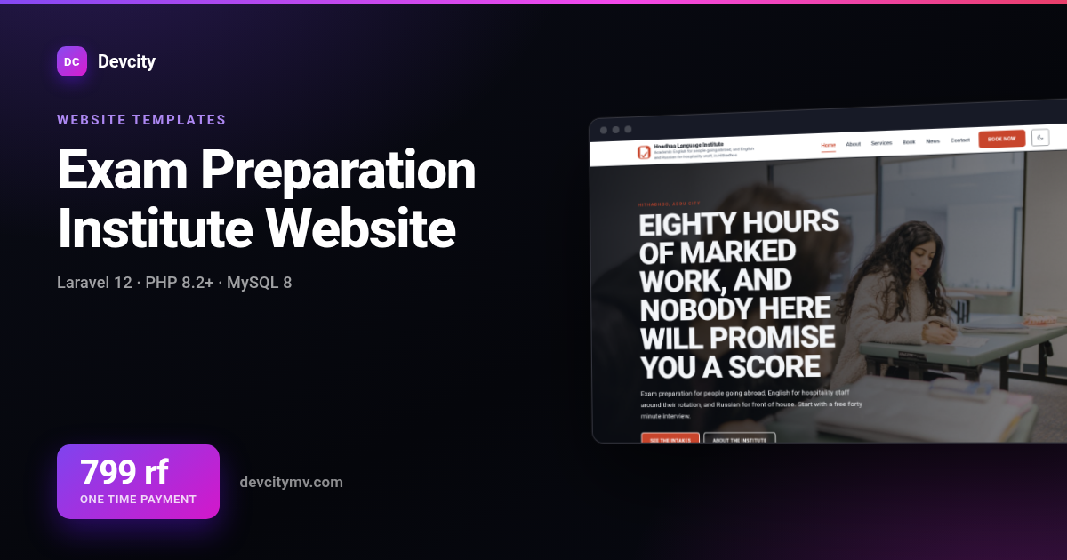 Exam Preparation Institute Website