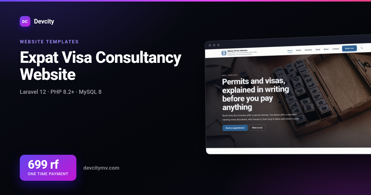 Expat Visa Consultancy Website