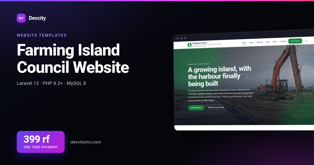 Farming Island Council Website