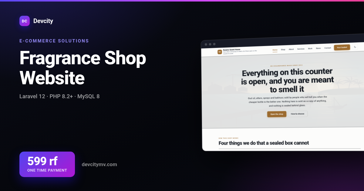 Fragrance Shop Website