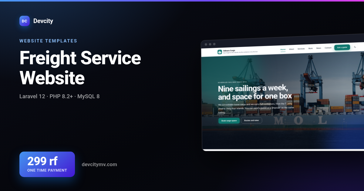 Freight Service Website