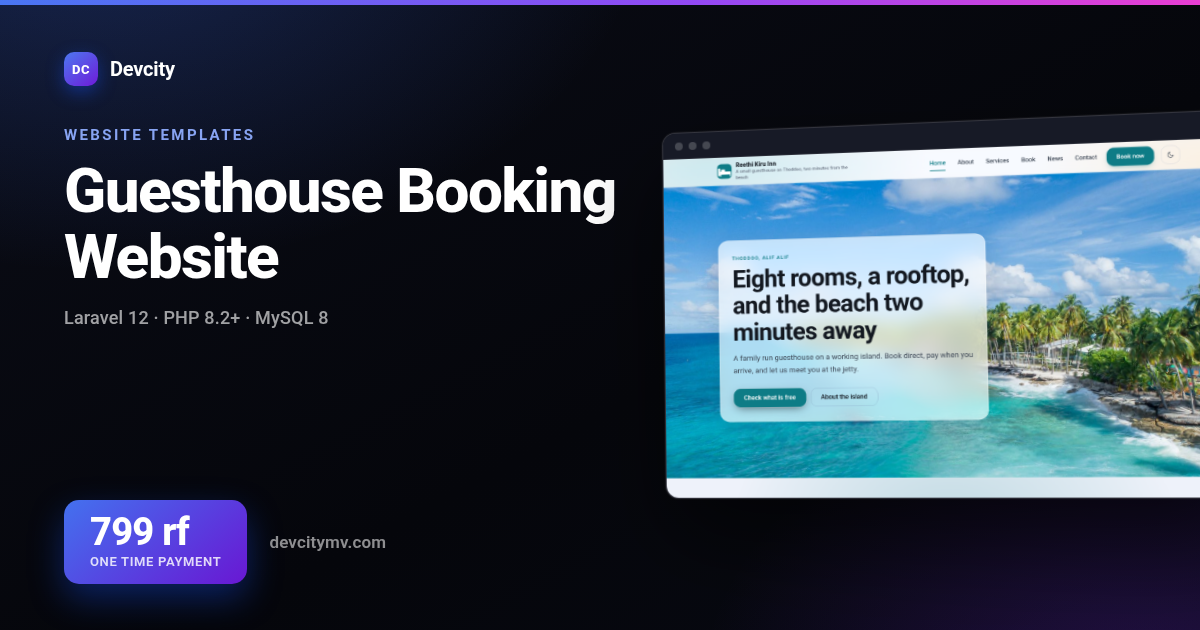 Guesthouse Booking Website
