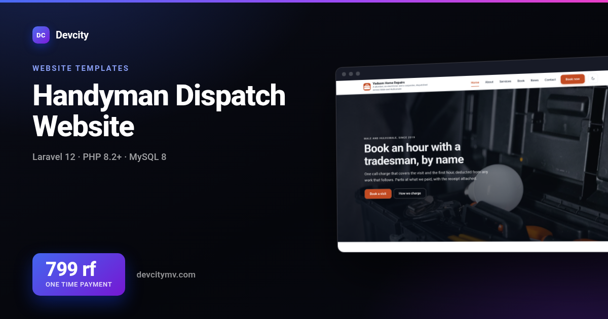 Handyman Dispatch Website