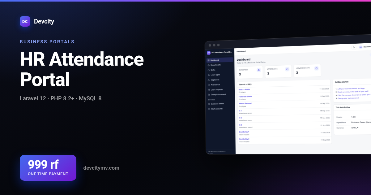HR Attendance Portal