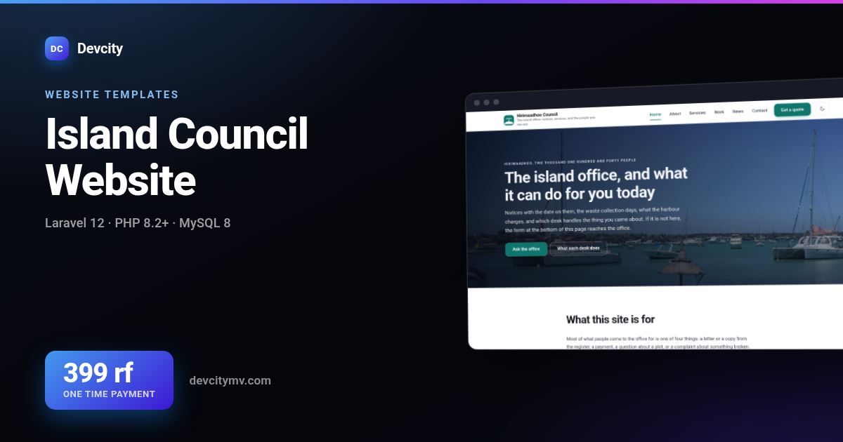 Island Council Website