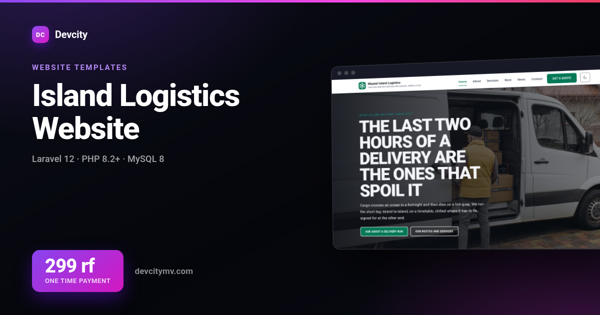 Island Logistics Website