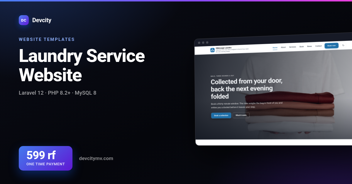 Laundry Service Website