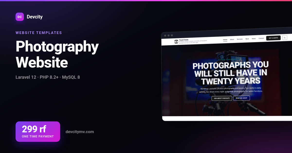 Photography Website