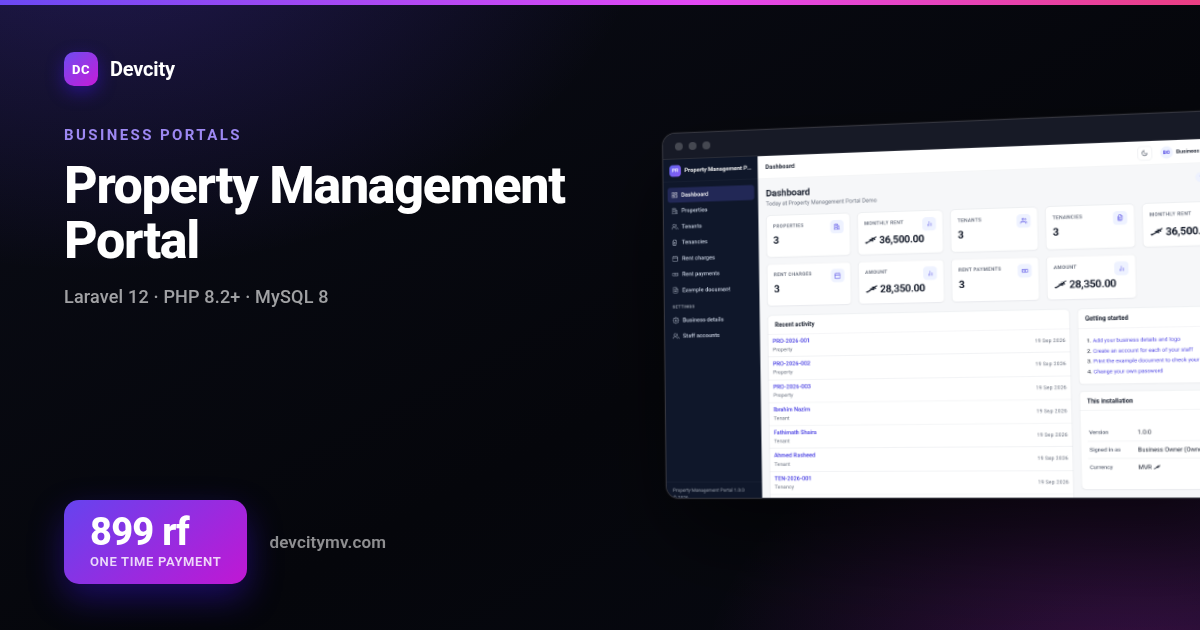 Property Management Portal