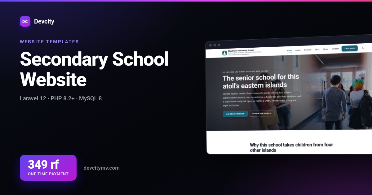Secondary School Website