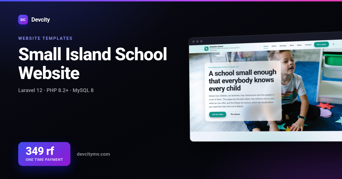 Small Island School Website