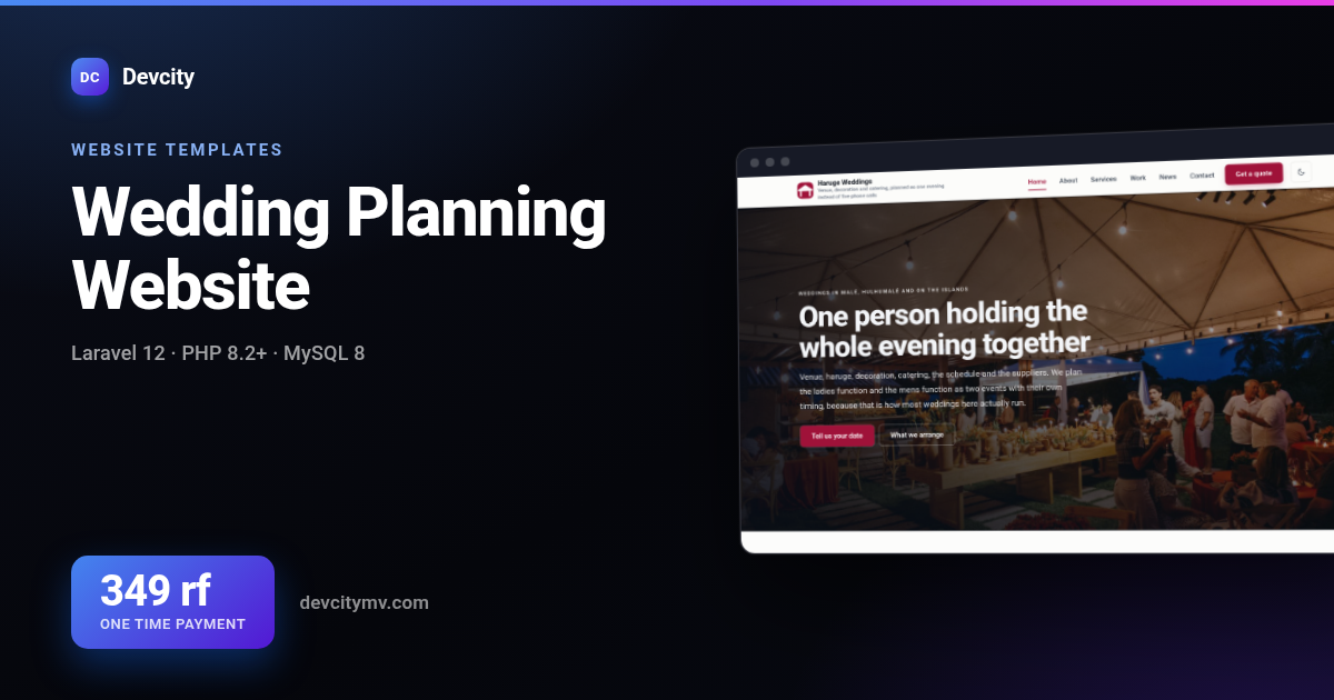 Wedding Planning Website