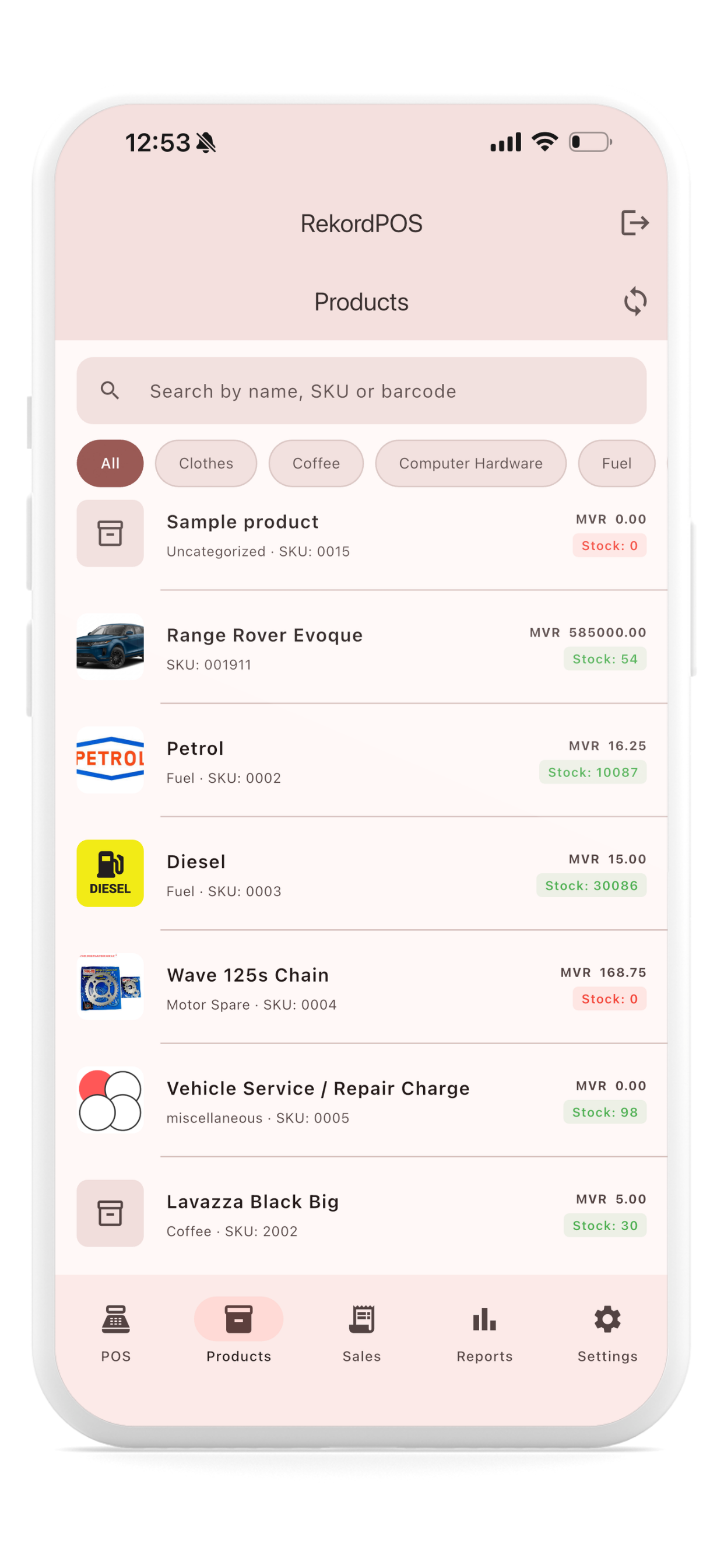 Product List