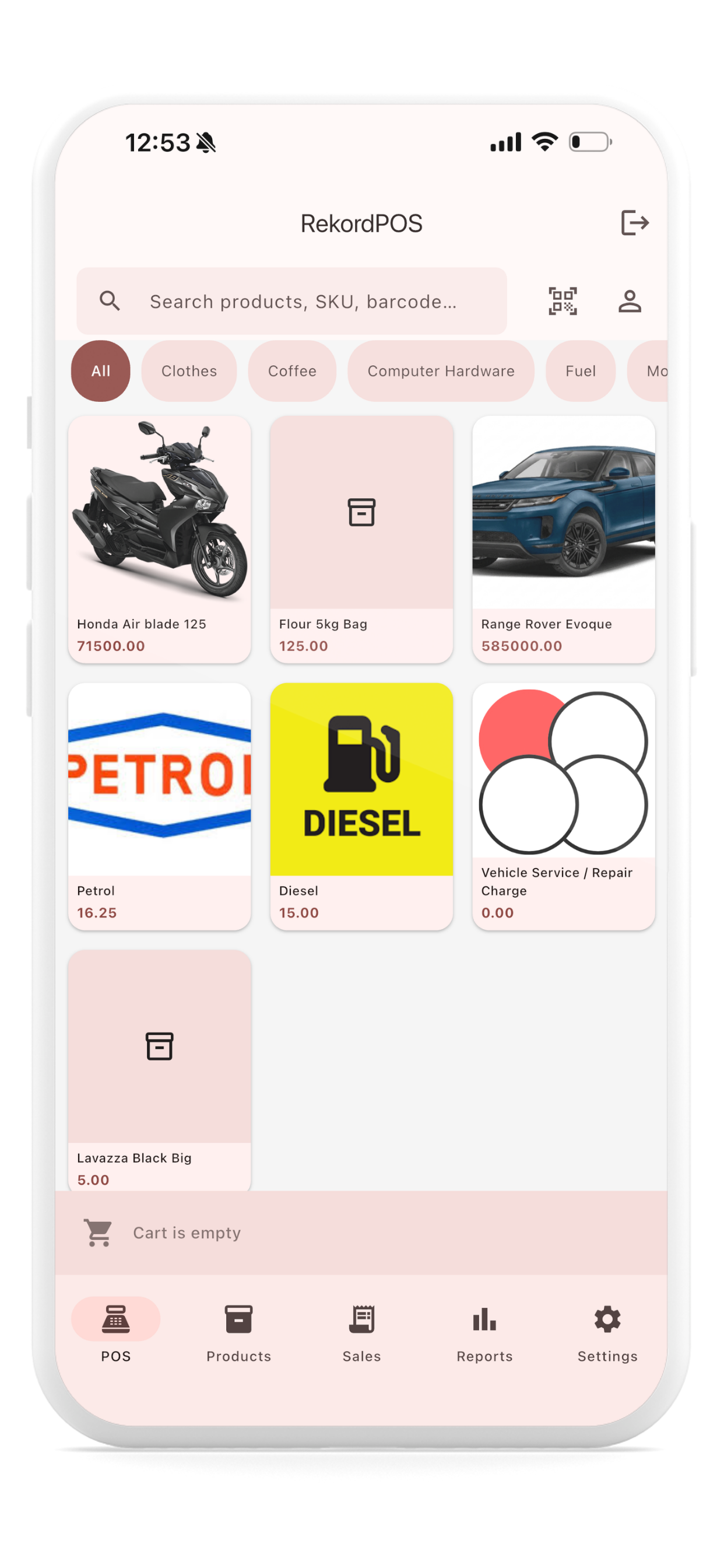 POS Screen